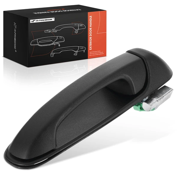 Rear Passenger Black Exterior Door Handle for 1999-2004 Jeep Grand Cherokee