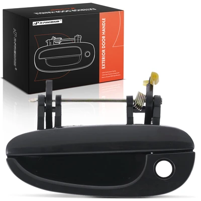 Front Driver Smooth Black Exterior Door Handle