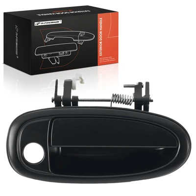 Front Passenger Primed Black Exterior Door Handle