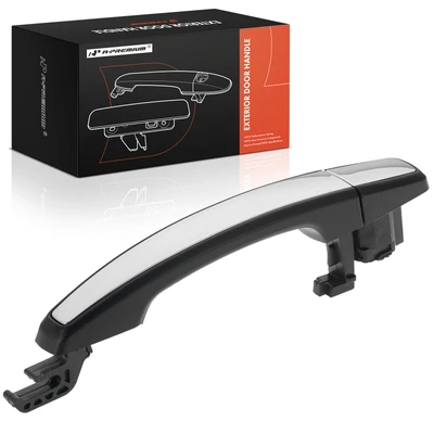 Chrome & Black Exterior Door Handle