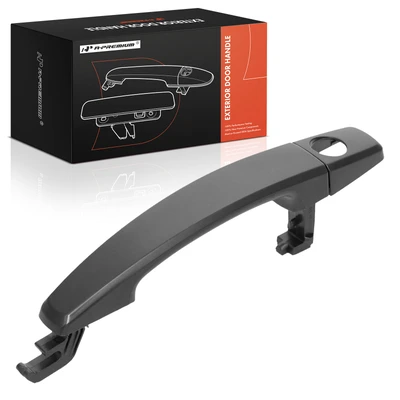 Front Driver Black Exterior Door Handle