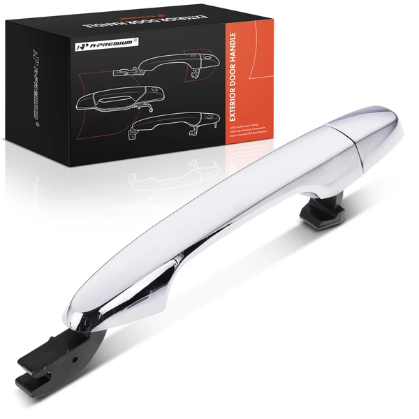 Front Passenger Chrome Exterior Door Handle for Honda Civic CR-V 2012-2016