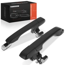 2 Pcs Rear Driver & Passenger Texture Black Exterior Door Handle for 2002-2006 Honda CR-V
