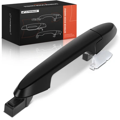 Front Passenger Primed Black Exterior Door Handle
