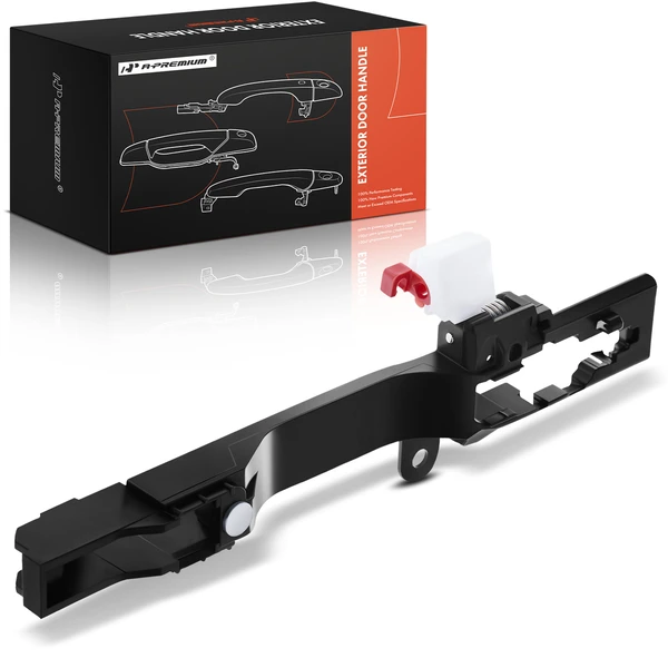 Front Passenger or Rear Passenger Black Exterior Door Handle for Honda Accord 08-12 Sedan