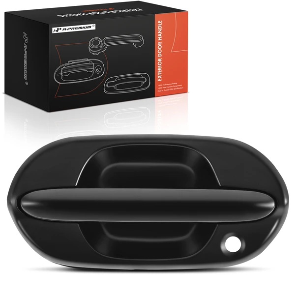 Front Driver Texture Black Exterior Door Handle with Keyhole for Honda Odyssey