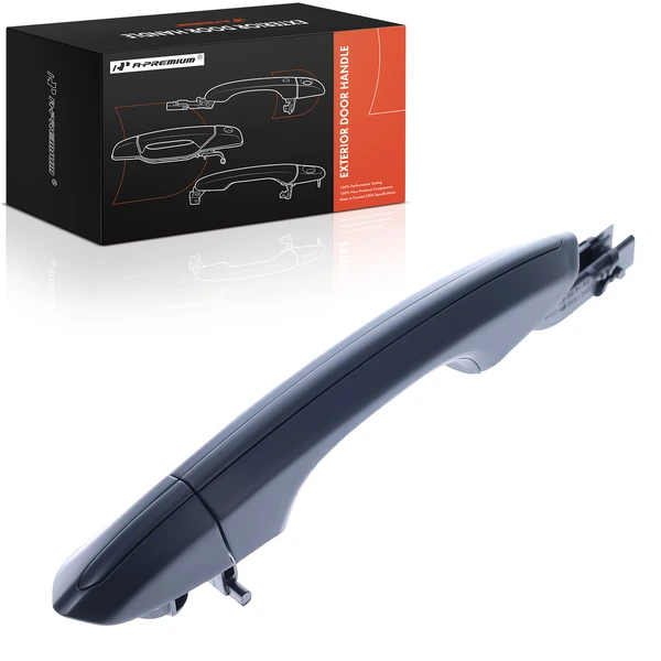 Front Passenger Black Exterior Door Handle for Ford Fusion 2013-2016