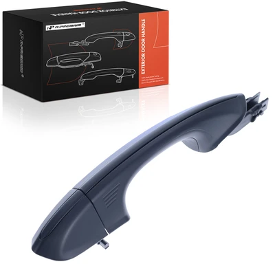 Front Driver Black Exterior Door Handle