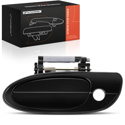 Front Driver Smooth Black Exterior Door Handle