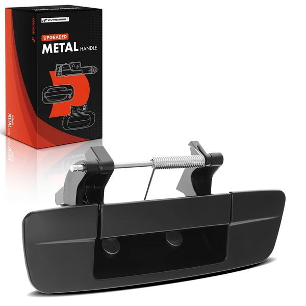 Tailgate Primed Black upgraded metal Tailgate Handle for Dodge Ram 1500 09-10