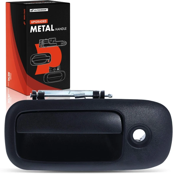 Upgraded Metal Rear Driver Exterior Door Handle with Keyhole for 2010-2014 GMC Savana 1500