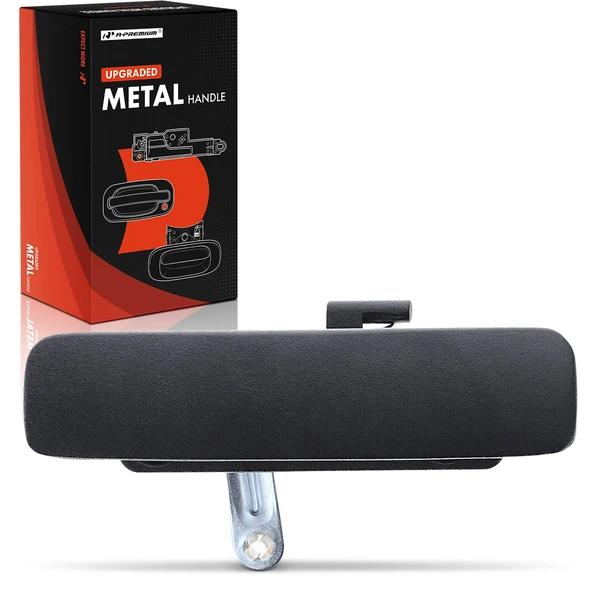 Front Passenger Black Upgraded Metal Exterior Door Handle for Ford E-350 Super Duty 2008-2019