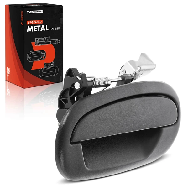 Rear Driver Upgraded Metal Exterior Door Handle for Ford F-150 01-03 Crew Cab Pickup