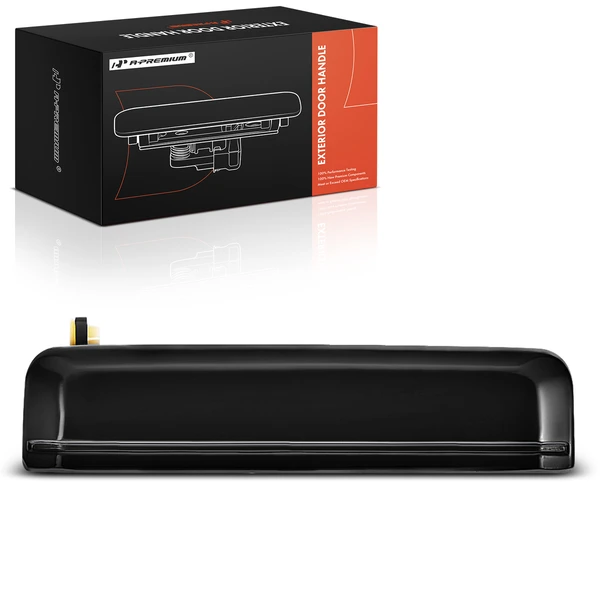 Front Passenger Zinc Black Exterior Door Handle for 1987-1995 Nissan Pathfinder