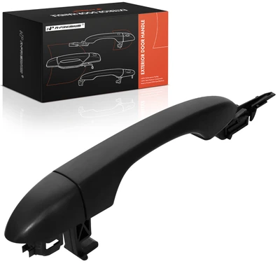 Front Passenger or Rear Driver or Passenger Textured Black Exterior Door Handle