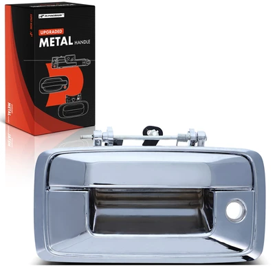 Upgraded Metal Tailgate Chrome Handle without Camera Hole
