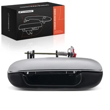 Rear Driver Chrome & Smooth Black Exterior Door Handle for 2004-2008 Isuzu Ascender