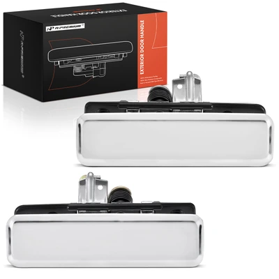 2 Pcs Front Chrome Exterior Door Handle