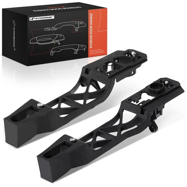 2 Pcs Rear Black Exterior Door Handle Reinforcement Bracket for 2010-2017 GMC Terrain