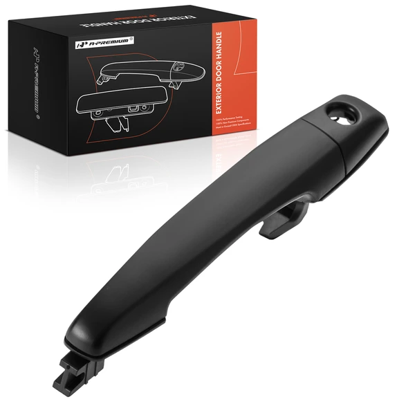 Front Driver Black Exterior Door Handle for Cadillac STS 2005-2011 CTS 2008-2014