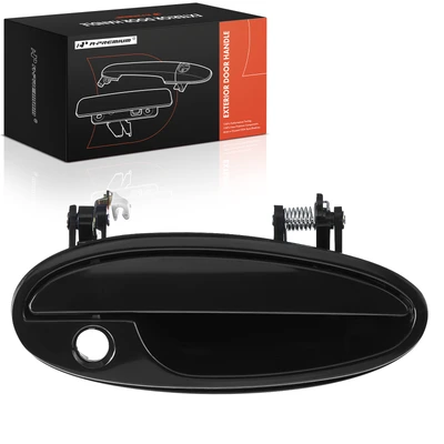 Front Passenger Black Exterior Door Handle