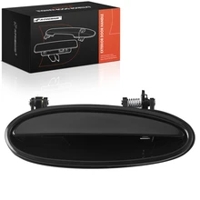 Rear Passenger Black Smooth Exterior Door Handle for 1997-2008 Pontiac Grand Prix