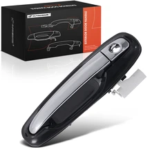 Chrome & Black Exterior Door Handle