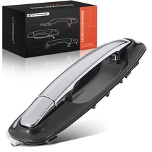 Rear Passenger Chrome & Black Exterior Door Handle