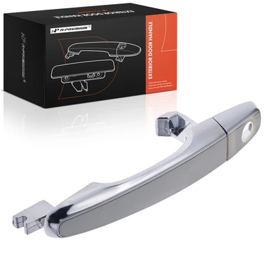 Front Driver Chrome Exterior Door Handle with Keyhole