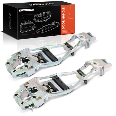 2 Pcs Rear Metal Exterior Door Handle Carrier