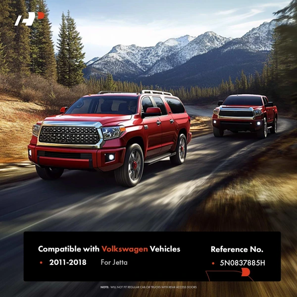 2 Pcs Front Metal Door Handle Carrier for Volkswagen Jetta 2011-2018