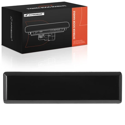 Rear Driver or Passenger Black Smooth Exterior Door Handle
