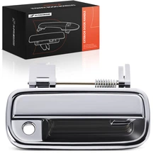 Front Passenger Upgraded Chrome Finish Exterior Door Handle with Keyhole for 1989-1995 Toyota Pickup