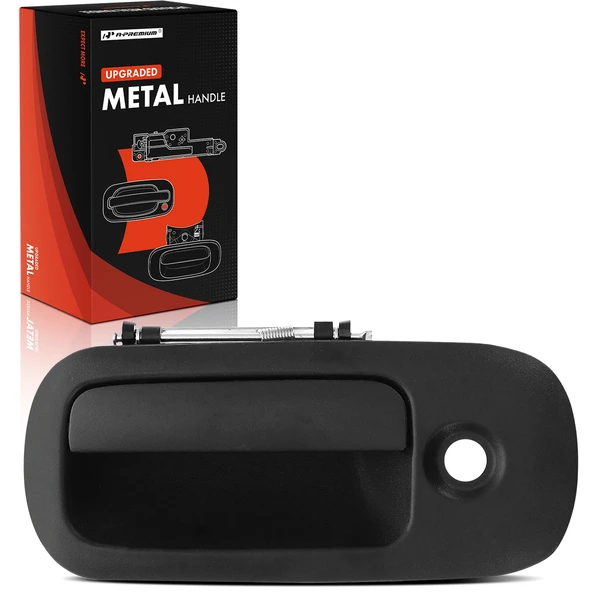 Front Driver Upgraded Metal Exterior Door Handle with Keyhole for 2010-2014 GMC Savana 1500