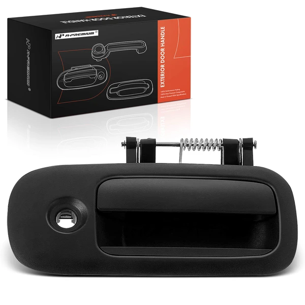 Passenger Sliding Door Black Exterior Door Handle with key hole for 2010-2023 Chevrolet Express 3500