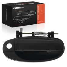 Front Passenger Black Exterior Door Handle with Keyhole for 2004 Chevrolet Aveo