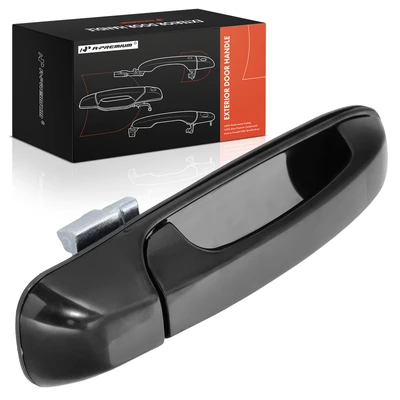 Front Passenger Black Exterior Door Handle