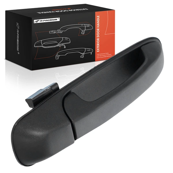 Front Passenger Textured Black Exterior Door Handle for 2003-2009 Dodge Ram 2500