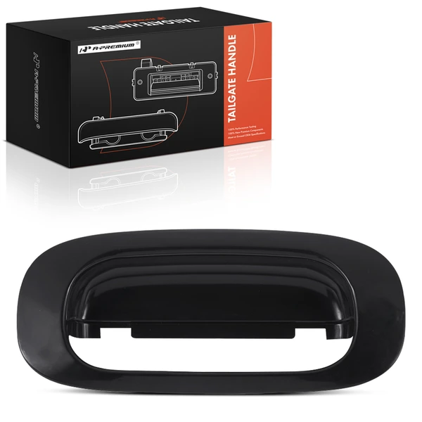 Rear Tailgate Smooth Black Handle Bezel for Dodge Dakota Mitsubishi Ram Dakota