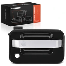 Front Passenger Chrome & Black Exterior Door Handle for 2004-2014 Ford F-150