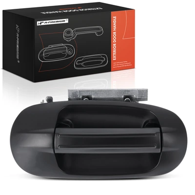 Front Passenger Black Exterior Door Handle