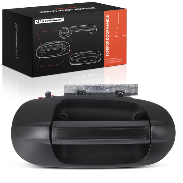 Rear Passenger Black Exterior Door Handle for Ford Expedition 2003-2015