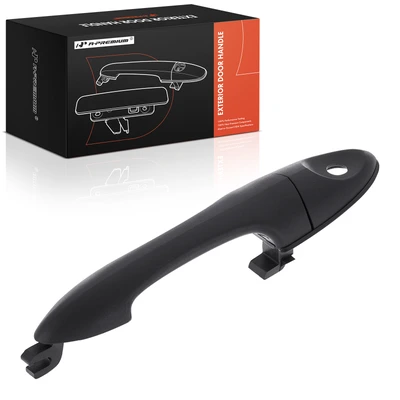 Front Driver or Passenger Black Exterior Door Handle