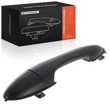 Front Passenger or Rear Driver or Passenger Black Exterior Door Handle