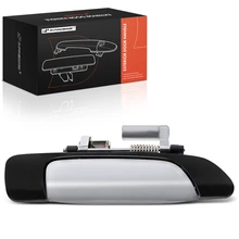 Rear Passenger Chrome Lever & Black Housing Exterior Door Handle for 2001-2005 Honda Civic