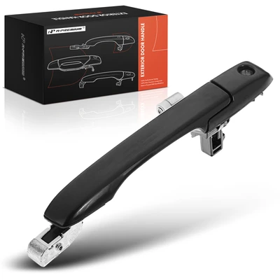 Front Driver Smooth Black Exterior Door Handle