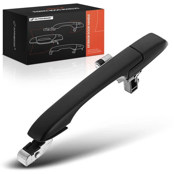 Rear Driver Smooth Black Exterior Door Handle for 2002-2006 Honda CR-V