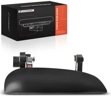 Rear Passenger Smooth Black Exterior Door Handle for 2001-2002 Kia Rio
