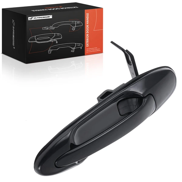 Rear Passenger Black Exterior Door Handle for 2001-2007 Toyota Sequoia