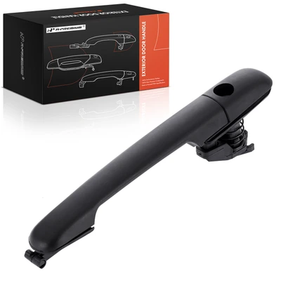 Front or Passenger Rear Cargo Black Exterior Door Handle